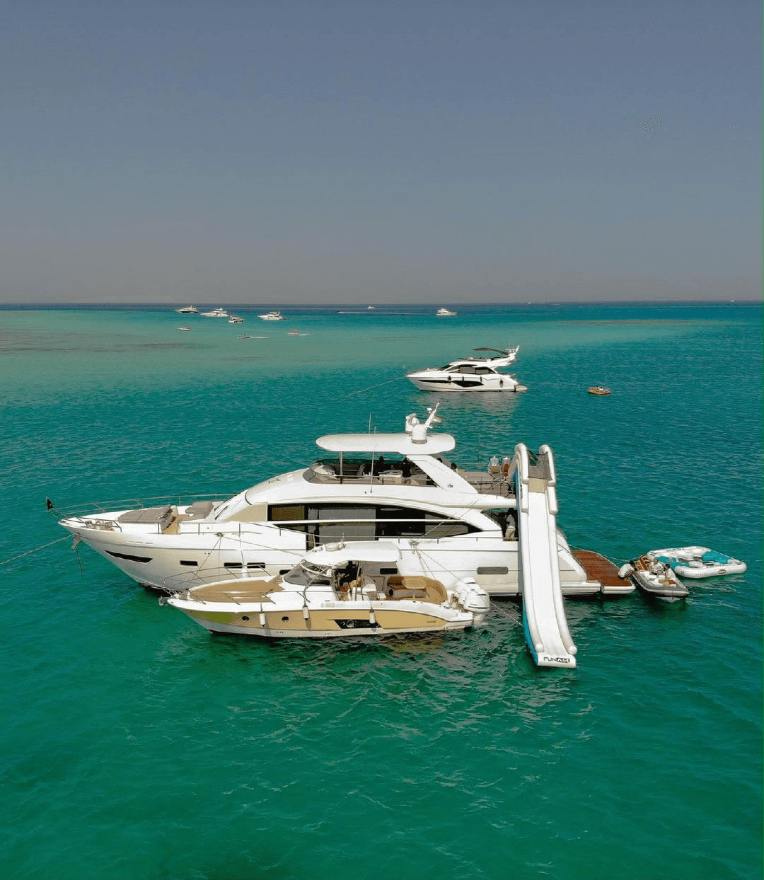 The Sahl Hasheesh coastline and setting in Egypt