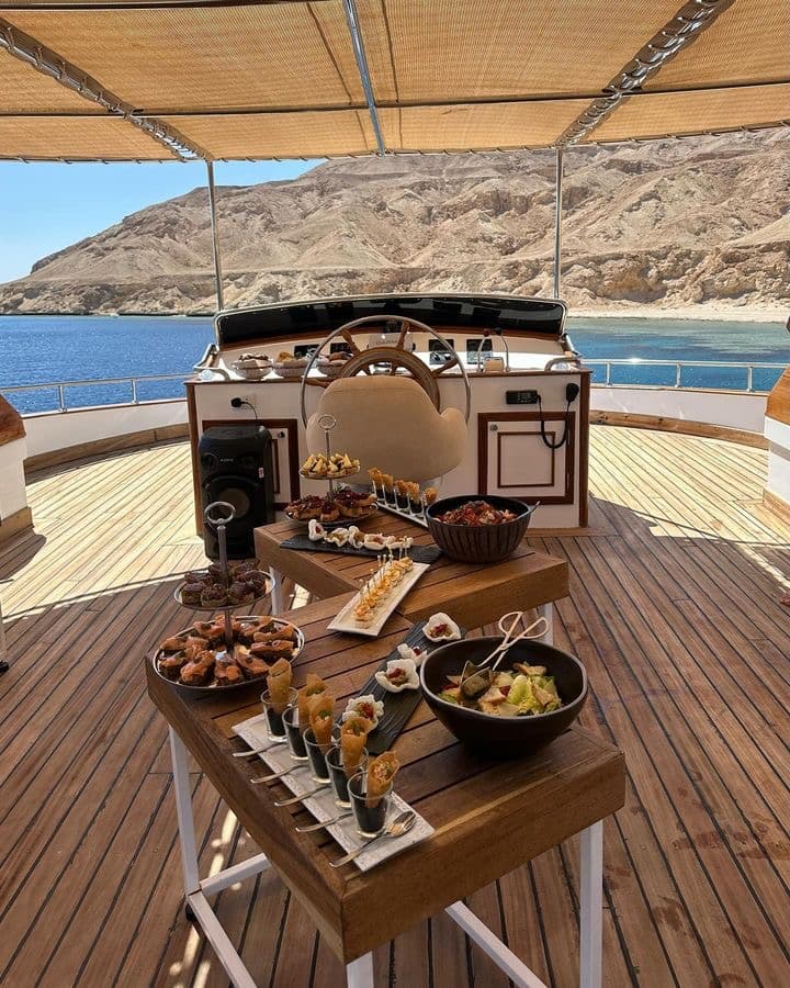 Luxury Yacht with BBQ in Egypt