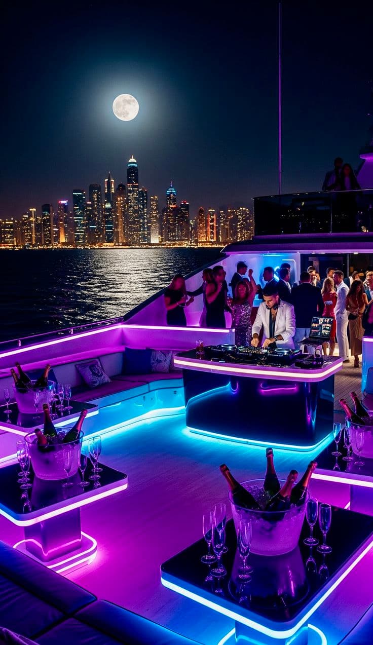 Yacht Rental with a DJ in Egypt